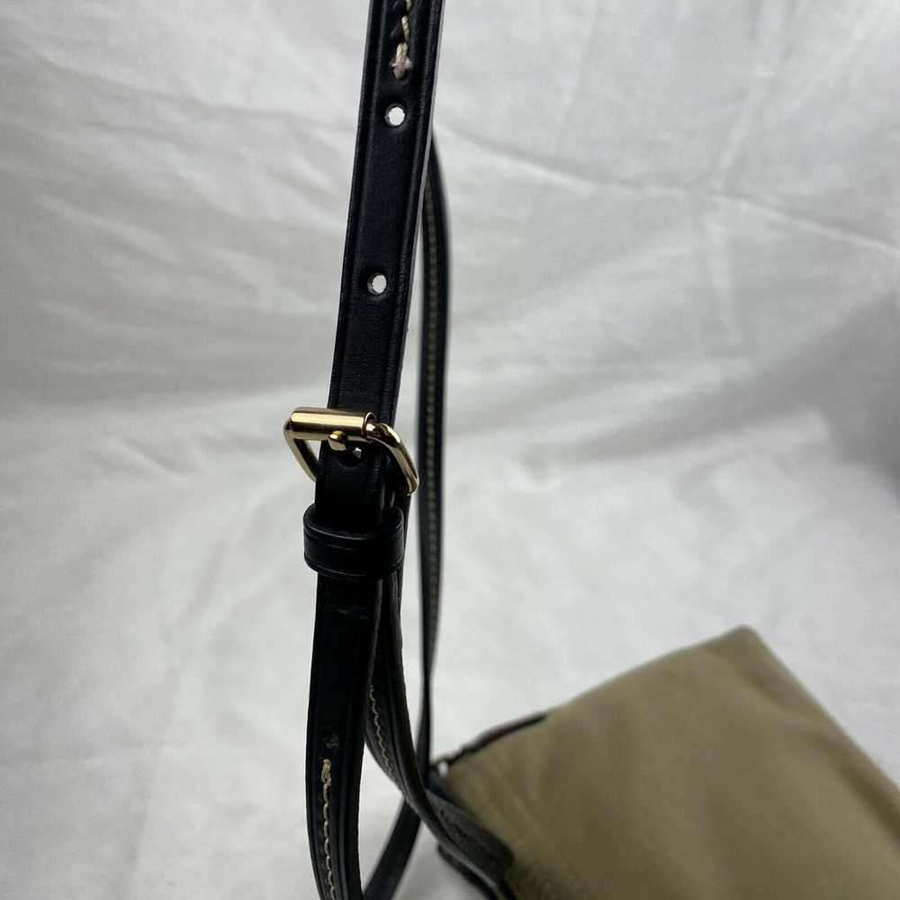 Dooney & Burke Crossbody Pouchette Purse Khaki Ny… - image 9