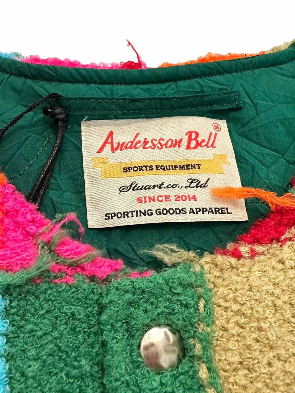 Andersson Bell Reversible Intarsia Knit Patchwork… - image 3