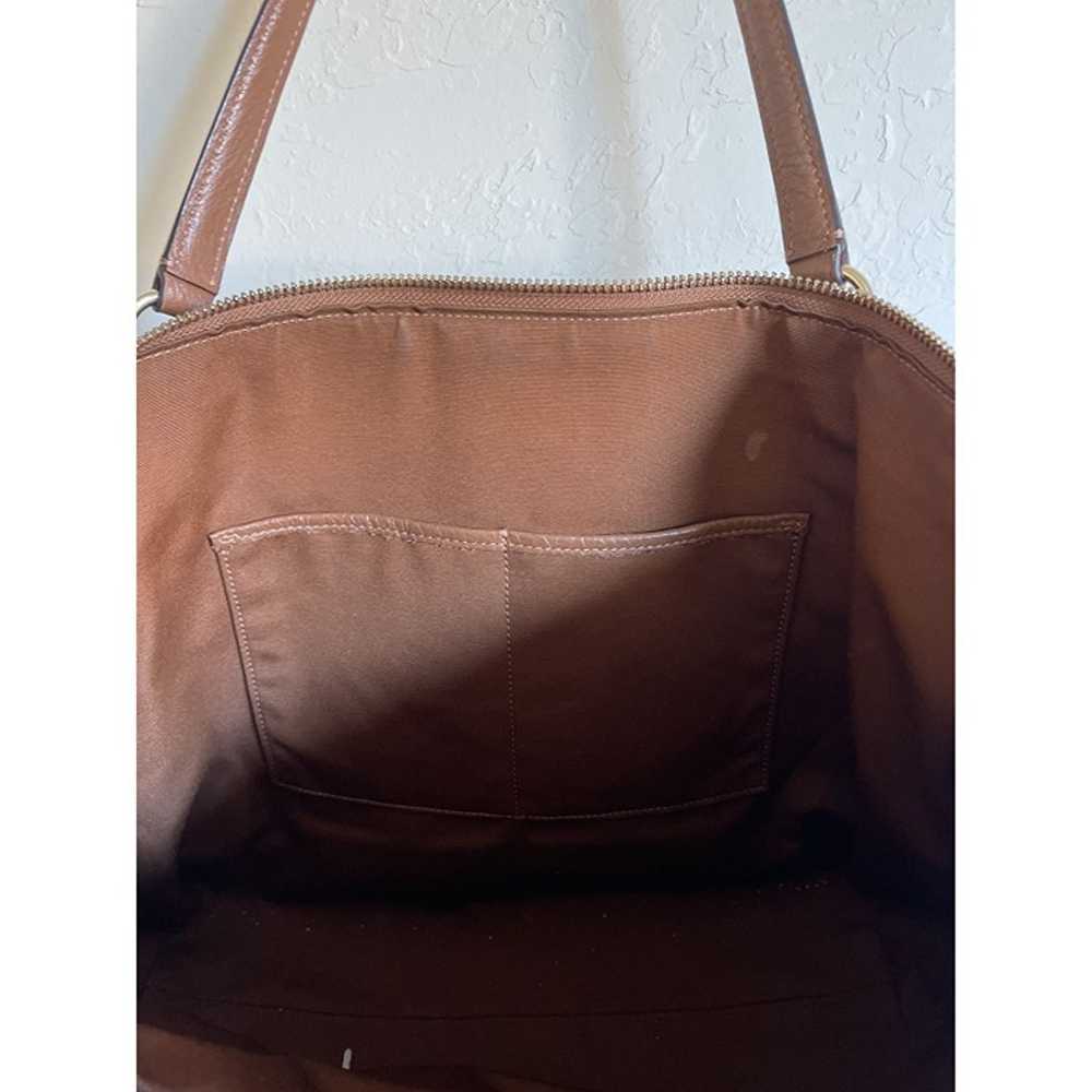 COACH Ava Tote Saddle Brown with Gold Tone Hardwa… - image 10