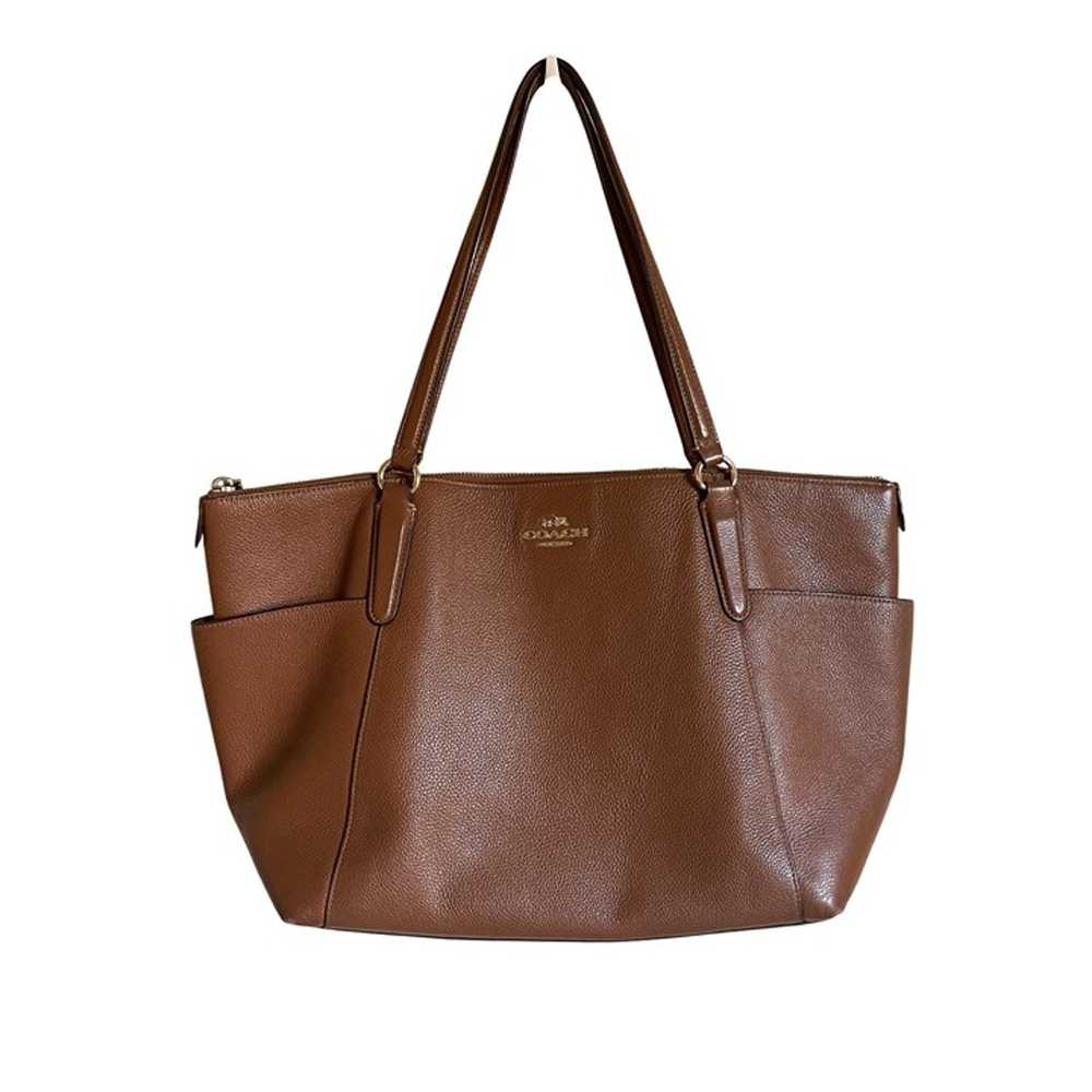 COACH Ava Tote Saddle Brown with Gold Tone Hardwa… - image 1