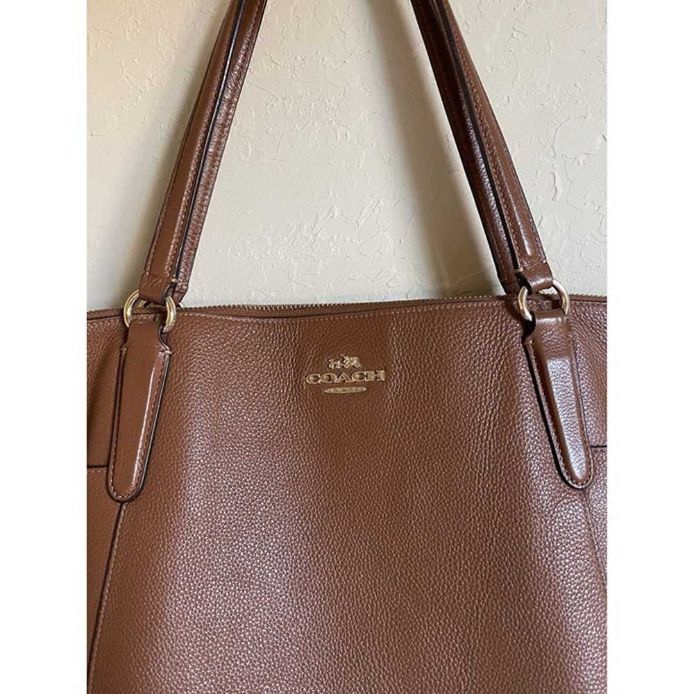 COACH Ava Tote Saddle Brown with Gold Tone Hardwa… - image 3