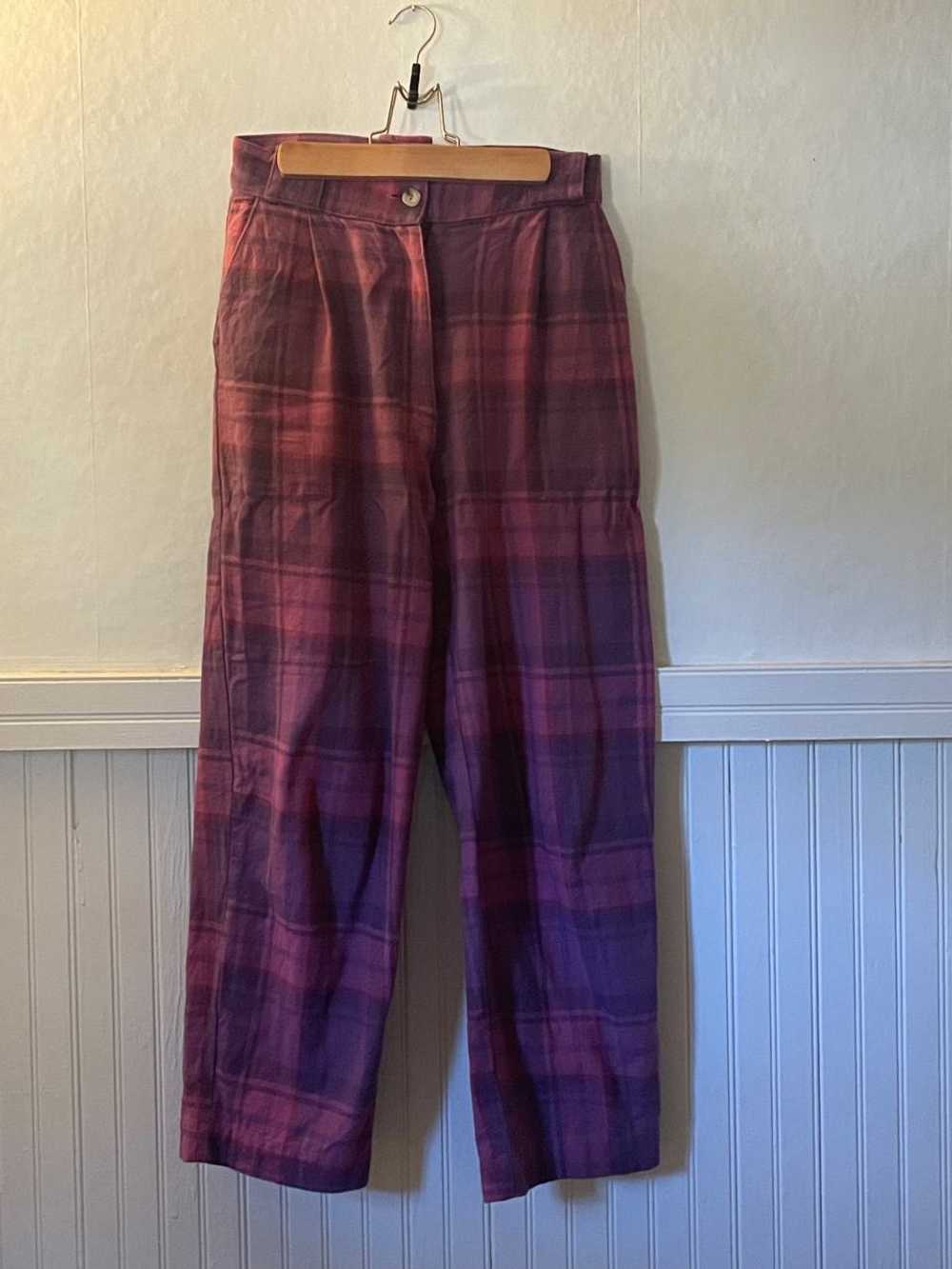 Selva Negra Flo Pant - Magenta Plaid (2) | Used,… - image 1