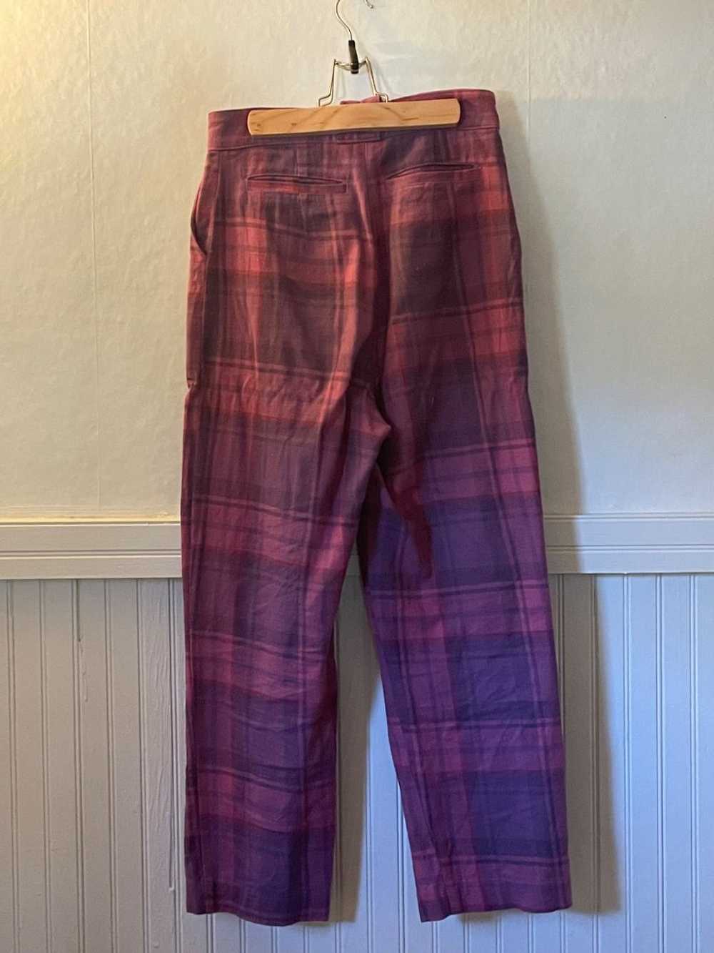 Selva Negra Flo Pant - Magenta Plaid (2) | Used,… - image 2