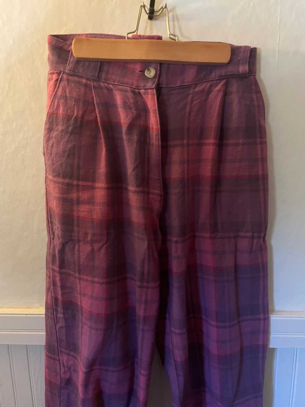 Selva Negra Flo Pant - Magenta Plaid (2) | Used,… - image 3