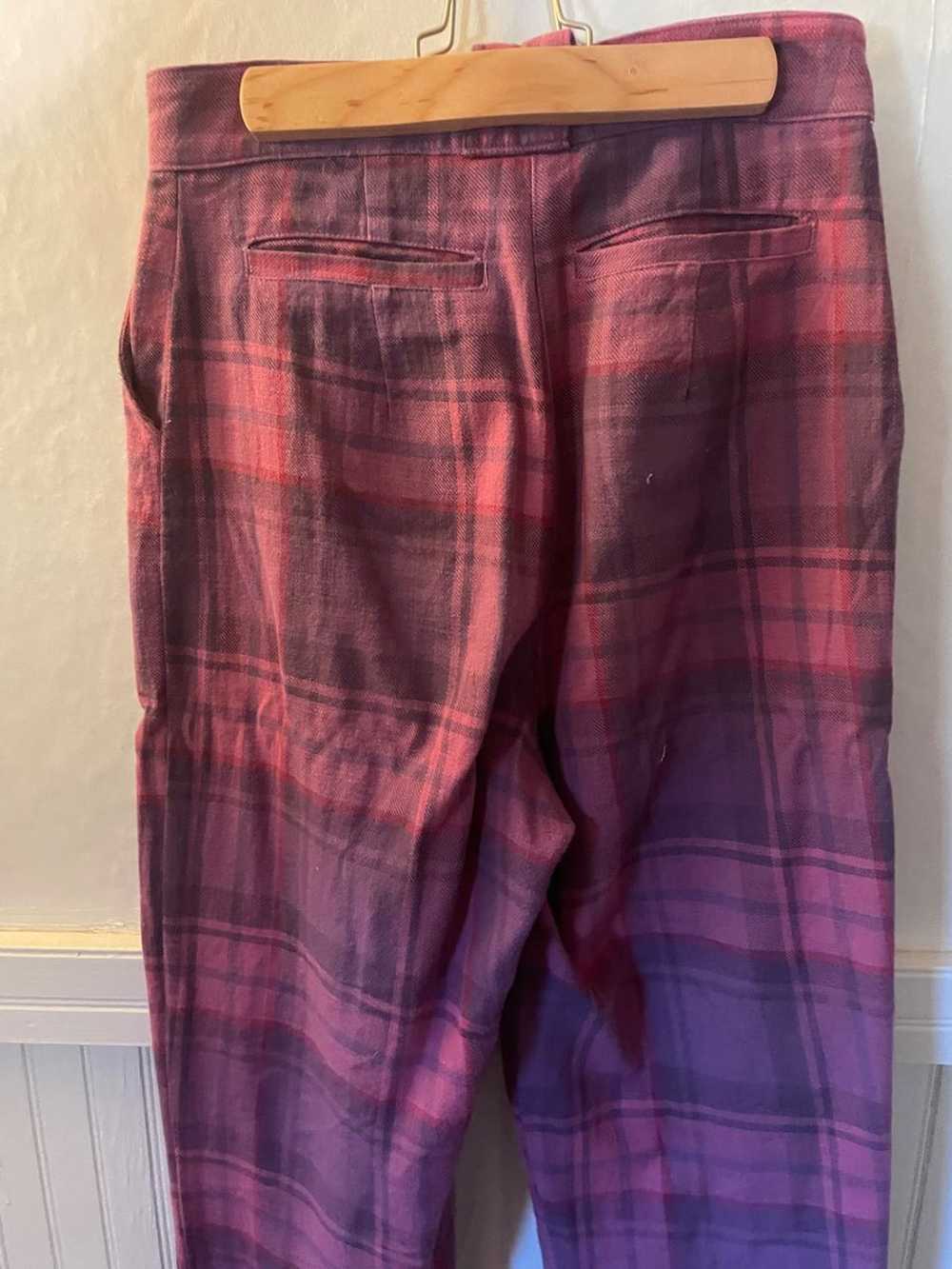 Selva Negra Flo Pant - Magenta Plaid (2) | Used,… - image 4