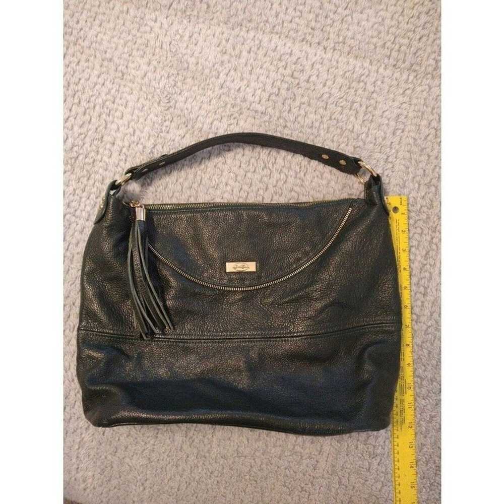 Onna ehrlich Leather  hobo Olive Green bag - image 8