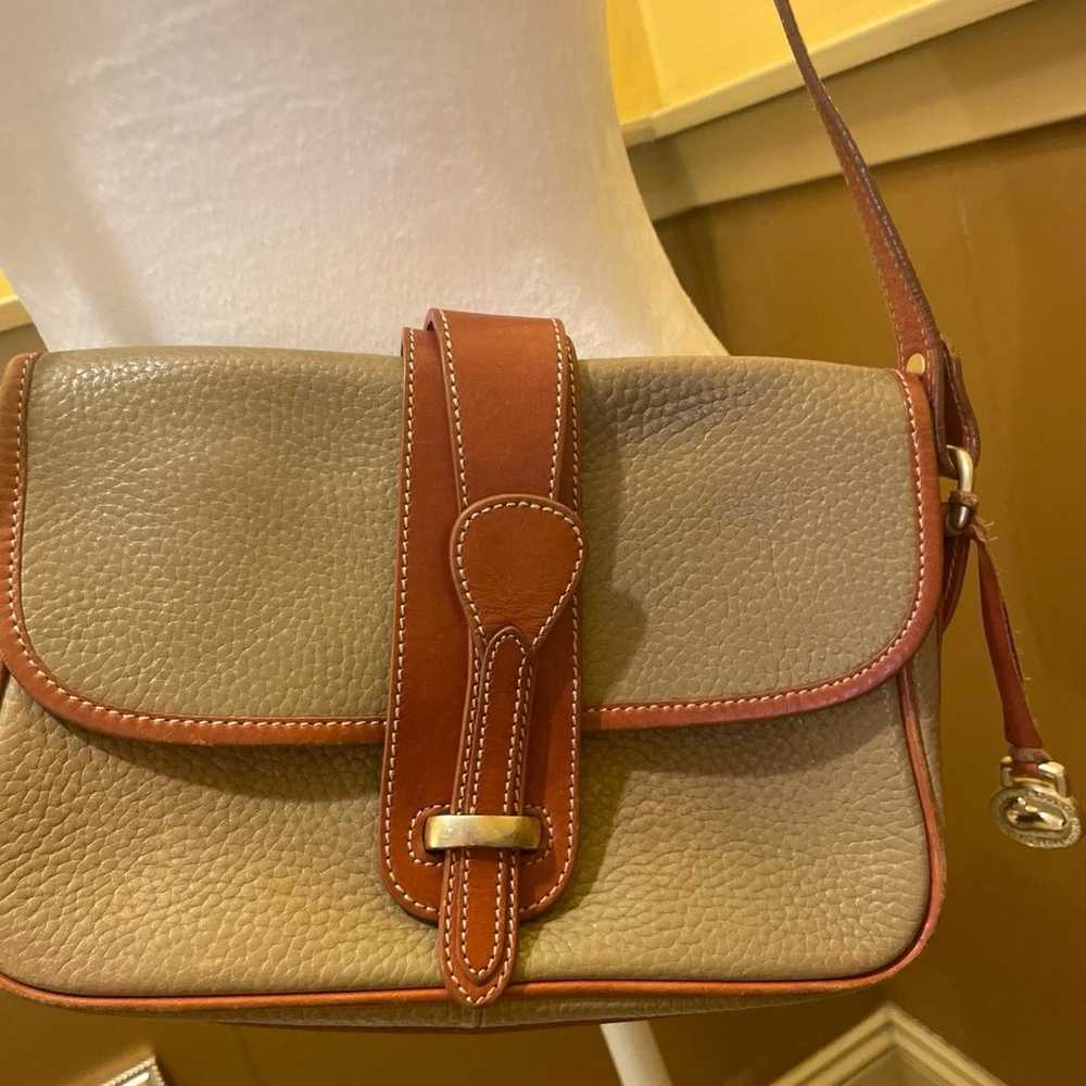 Vintage Dooney and Bourke All Weather Leather Cla… - image 2