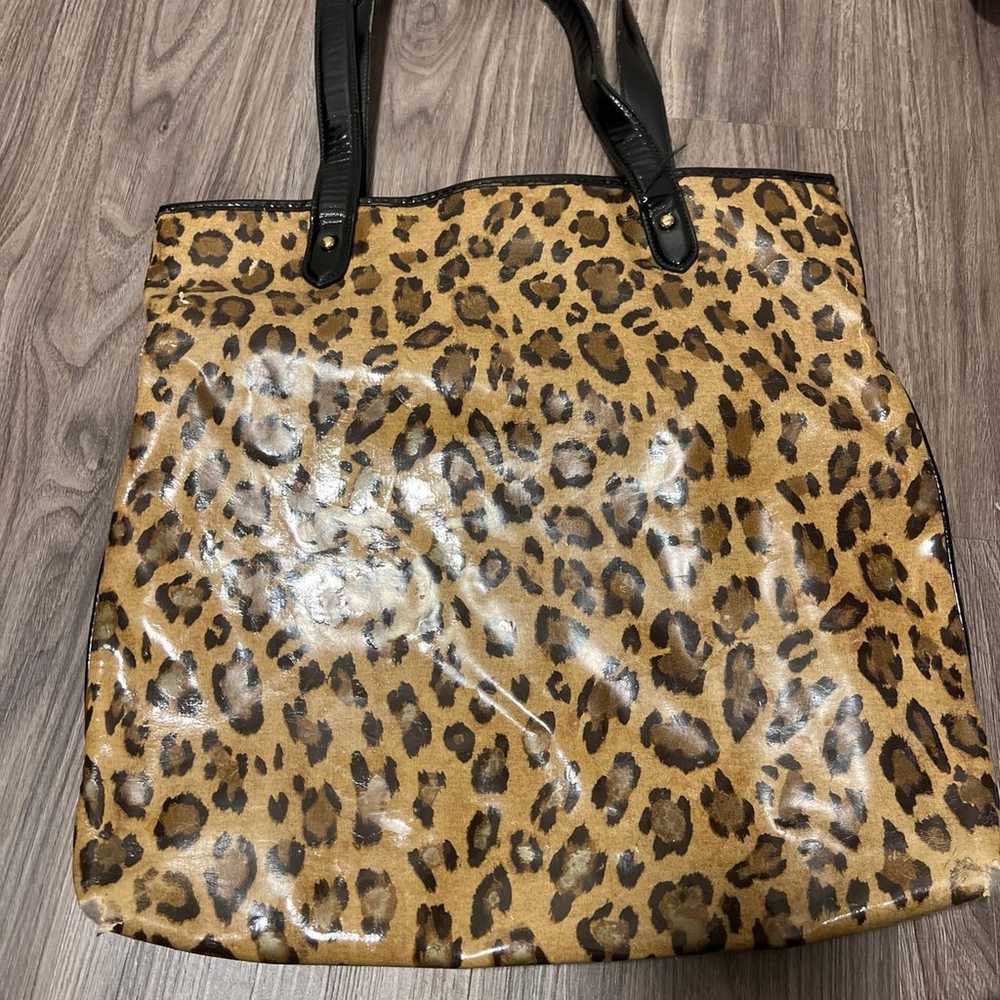 Vintage Lauren Ralph Lauren cheetah tote bag y2k - image 4