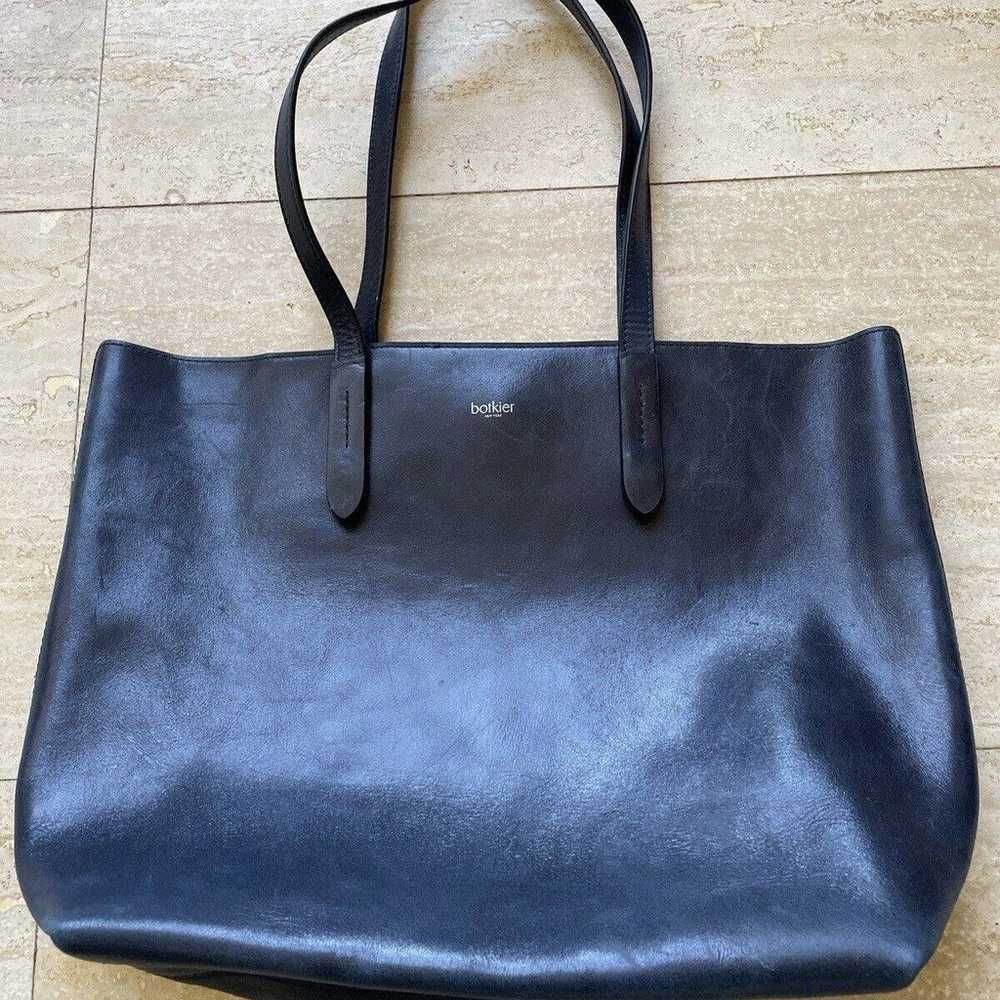 Botkier genuine Leather Soho Tote bag Blue - image 2