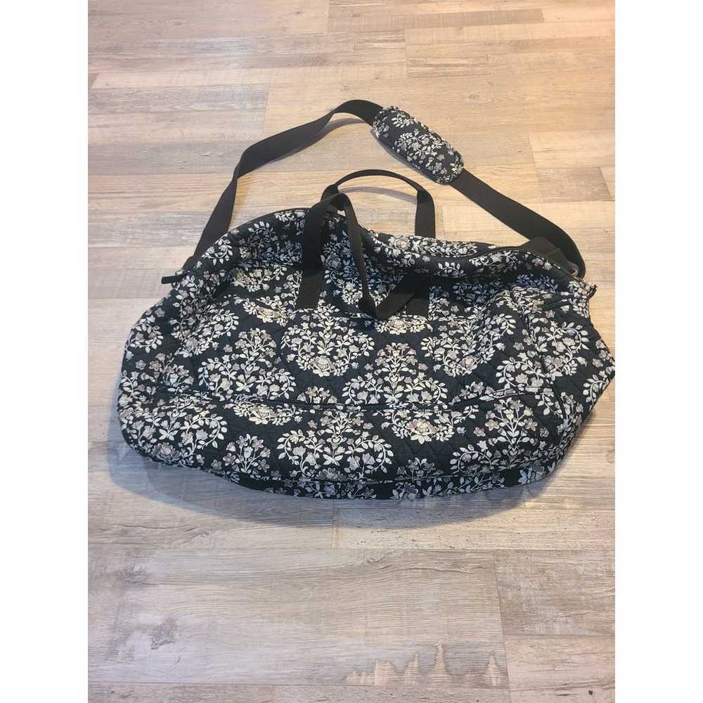 Vera Bradley Small Duffel Chandelier Noir retired - image 3