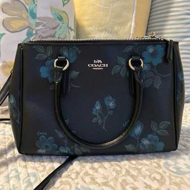 ￼ Floral print coach Crossbody. - image 1