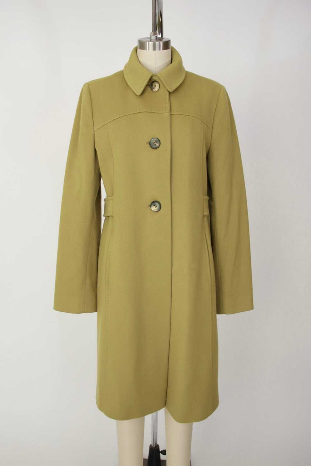 Loro Piana Lambswool Pistachio Coat - image 1