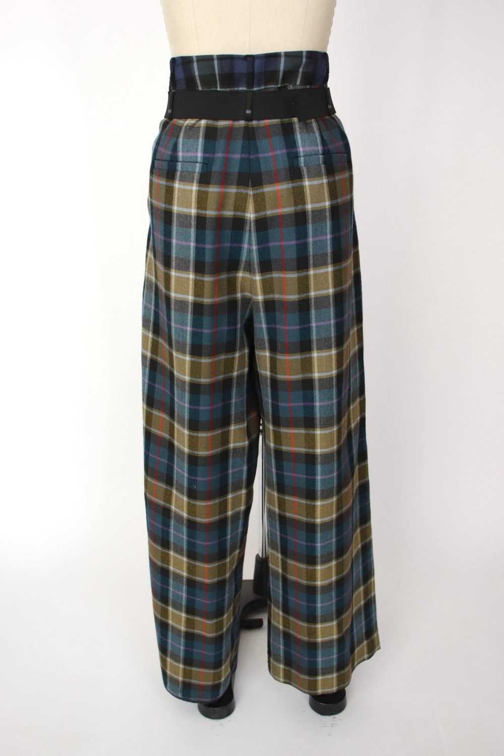 Tibi Tartan Pleated Trousers - image 4