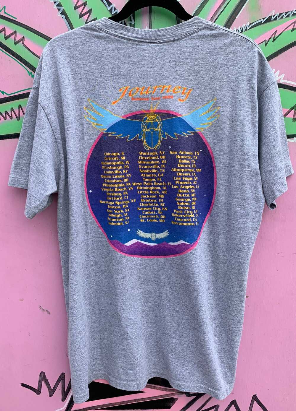 1999 JOURNEY SCARUB GRAPHIC TOUR T-SHIRT - image 3