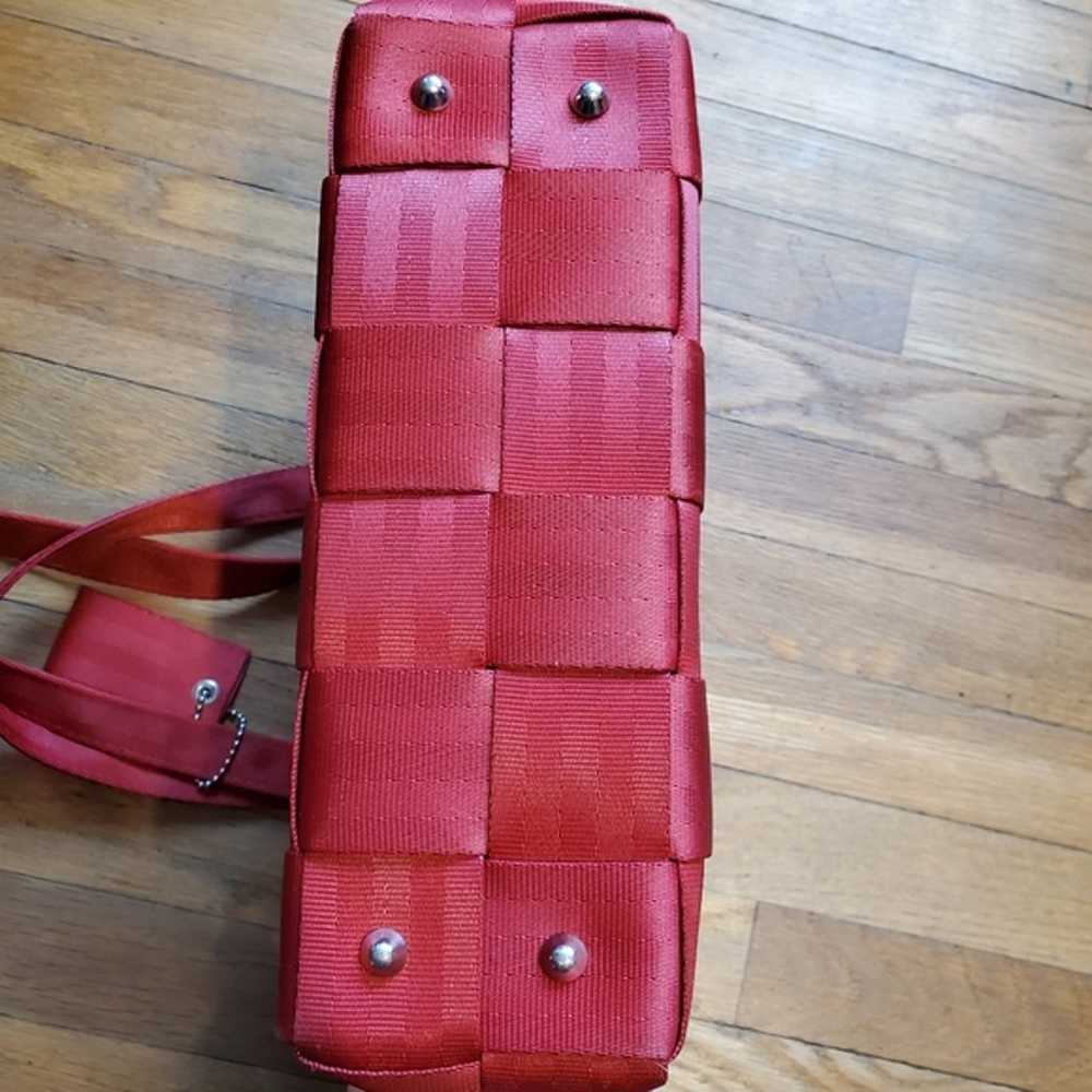 Original Harvey's USA made red large seatbelt sho… - image 5