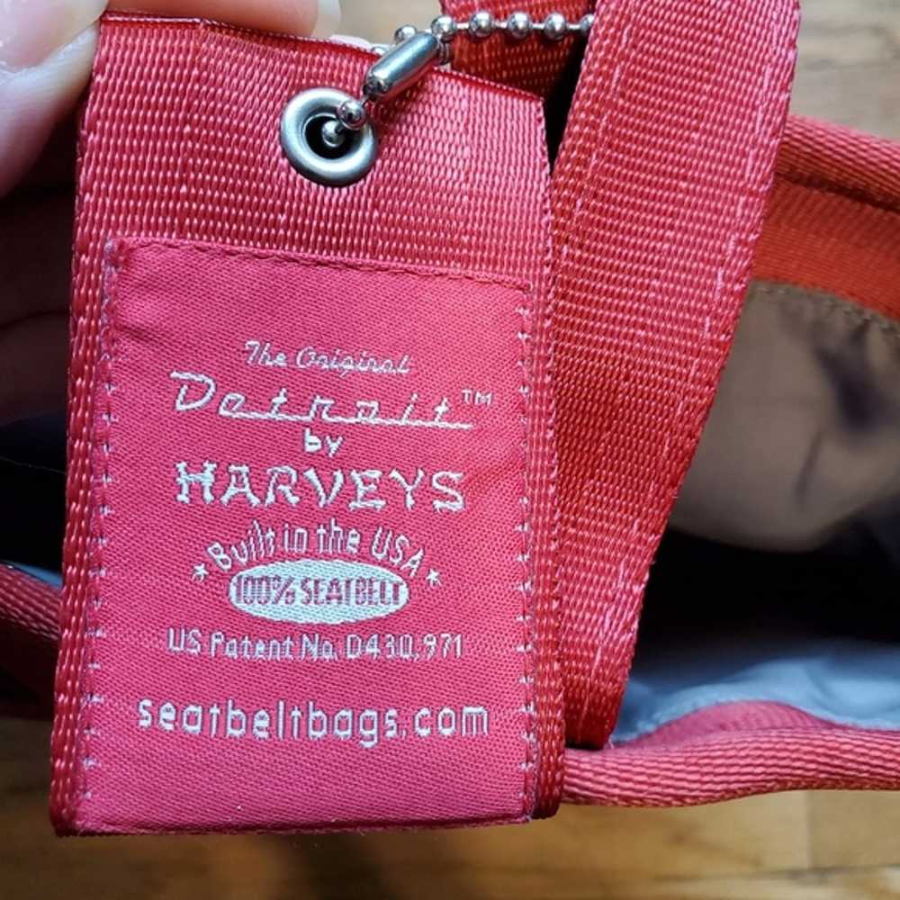 Original Harvey's USA made red large seatbelt sho… - image 6