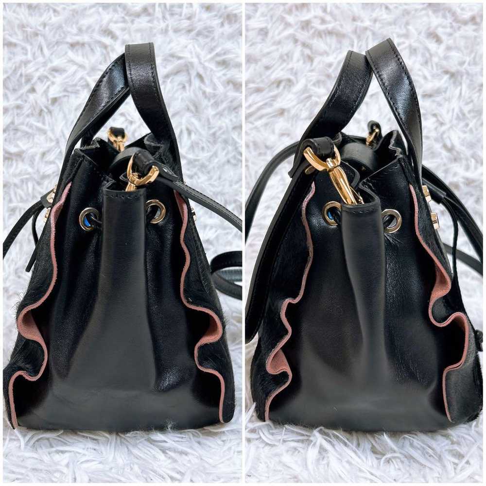 Roberta Gandolfi Handbag Shoulder Black Hairon - image 4