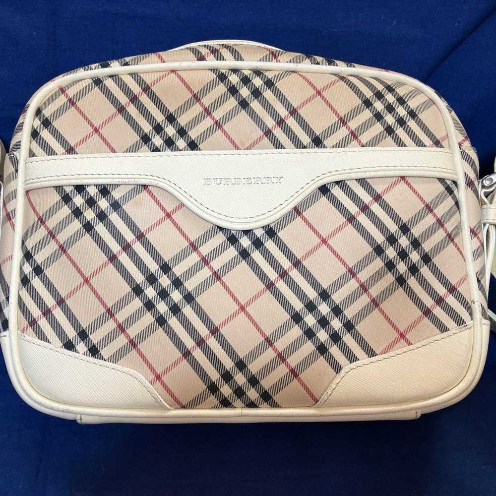 【BURBERRY Check Pattern Shoulder Bag】 - image 4