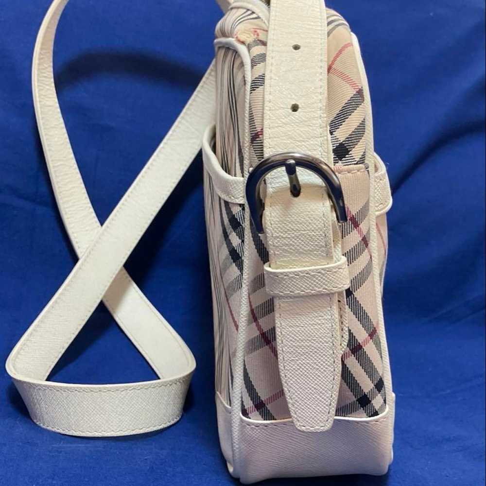 【BURBERRY Check Pattern Shoulder Bag】 - image 9