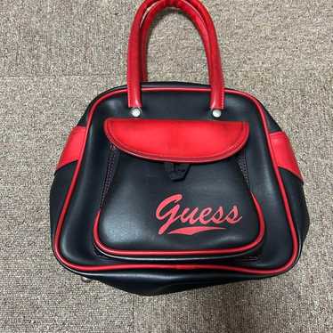 Guess Black and Red Handbag