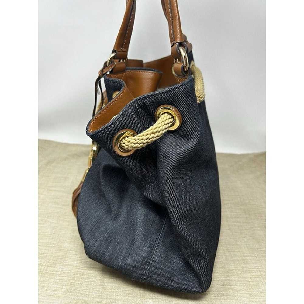 Michael Kors Handbag Marina Canvas Rope Tassels L… - image 2