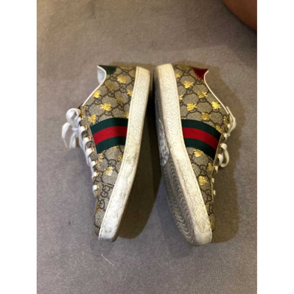 Gucci Tennis 1977 leather trainers - image 2