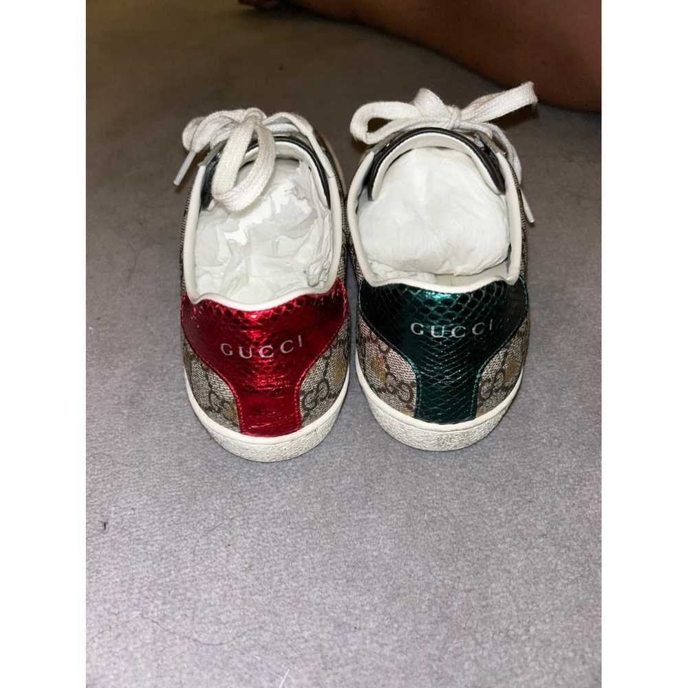 Gucci Tennis 1977 leather trainers - image 3