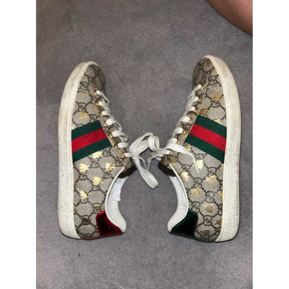 Gucci Tennis 1977 leather trainers - image 4