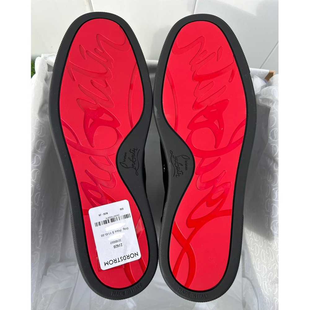 Christian Louboutin Louis cloth high trainers - image 8