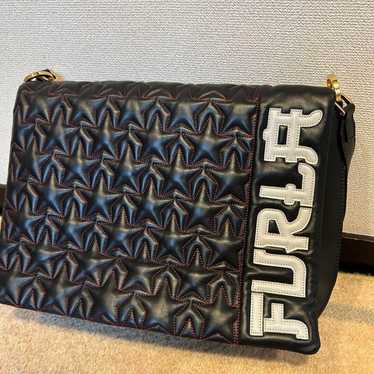Furla 2WAY Handbag Milan 262613 Pink Leather Used Shoulder