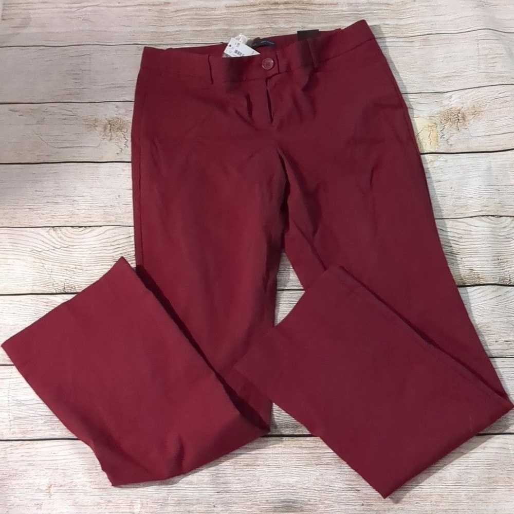 Other The limited burgundy red boot cut pants siz… - image 1