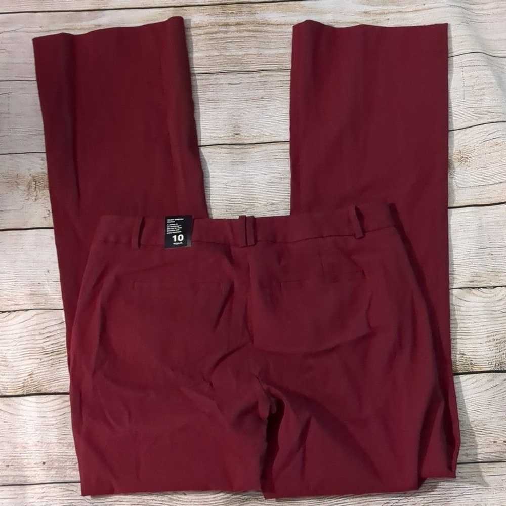 Other The limited burgundy red boot cut pants siz… - image 5