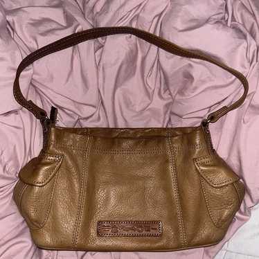 Authentic 1954 Fossil Leather Shoulder Bag #75082… - image 1