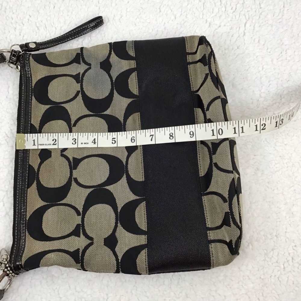 Coach Signature Logo Shoulder Bag - image 10