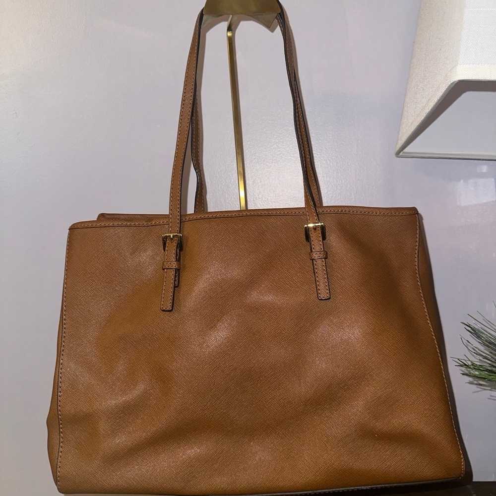 Michael Kors brown handbag purse - image 10