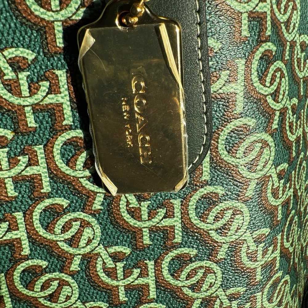 Coach City Signature Green Tote - image 4