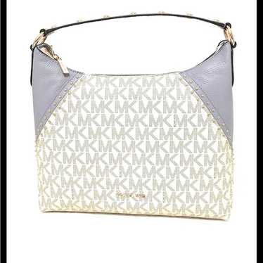 Michael Kors Aira Medium Monogram Signature Hobo V