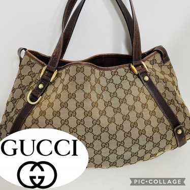 GUCCI Handbag GG Pattern Canvas Tote Bag