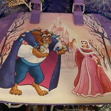 Loungefly Beauty& Beast Winter Satchel - image 1