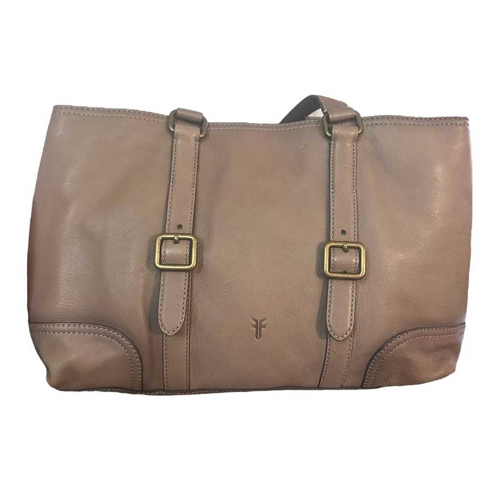 Frye Lily tote in a light/medium gray beige color - image 11