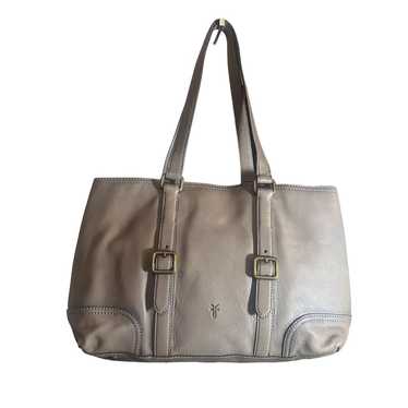 Frye Lily tote in a light/medium gray beige color - image 1