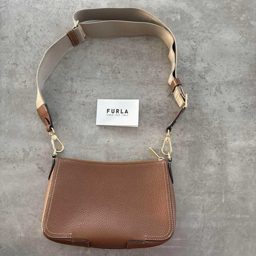 FURLA Athena Shoulder Bag Brown - image 2