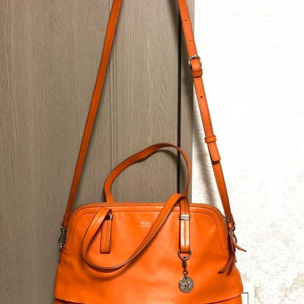 NINA NINA RICCI Orange Nina Nina Ricci Dieppe Bag - image 2