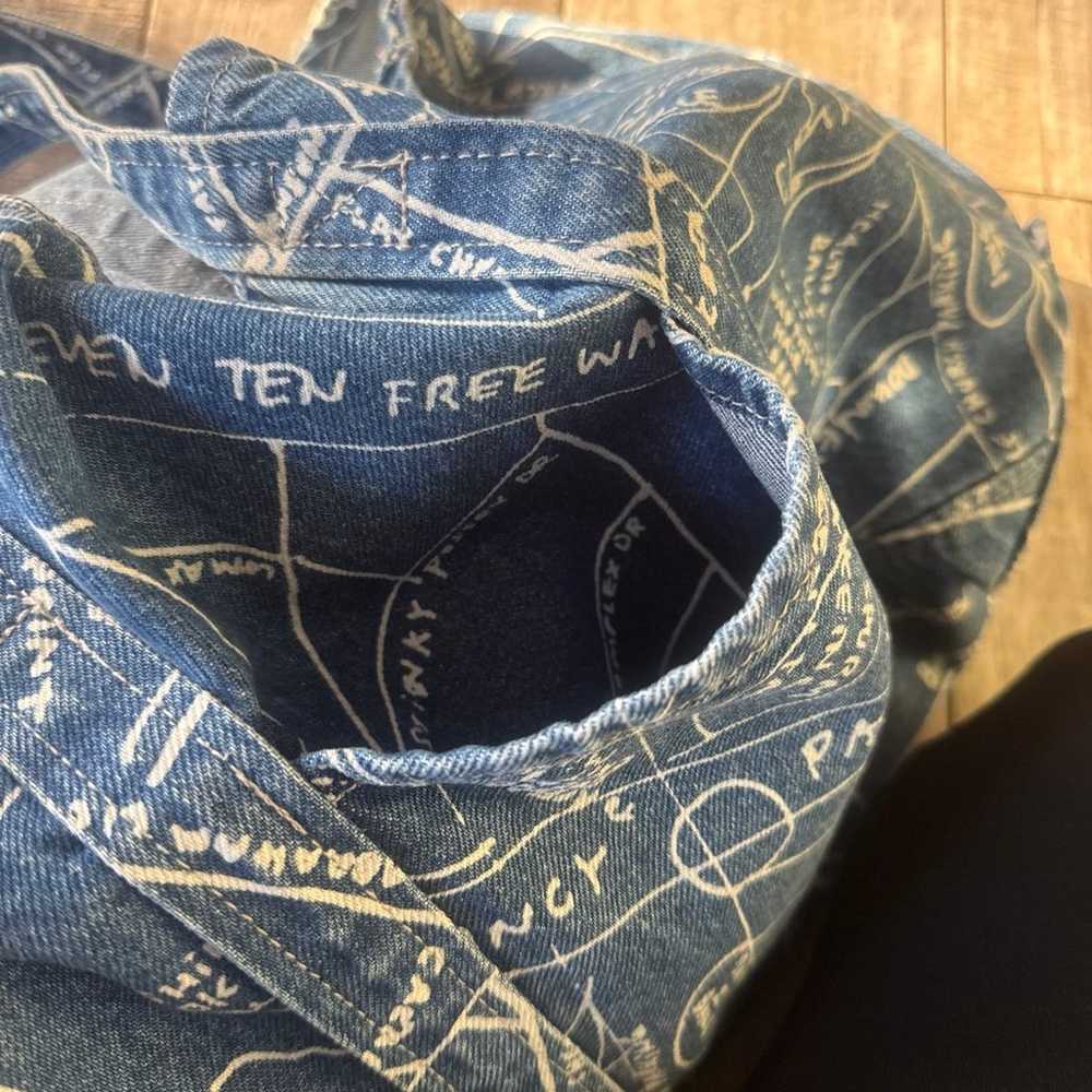 Supreme Gonz Map denim tote bag - image 7