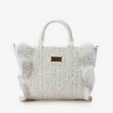 SAMANTHAVEGA Tweed Frill Tote - image 1