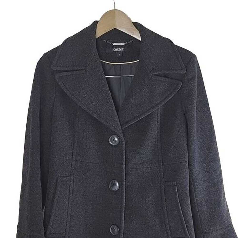 DKNY DKNY Wool Cashmere Blend Overcoat - image 2