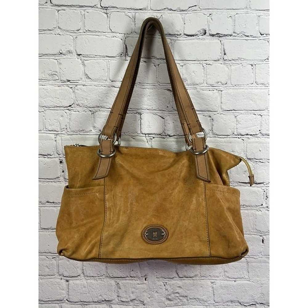 Fossil Vintage Jesse Shoulder Bag Light Brown Dis… - image 2