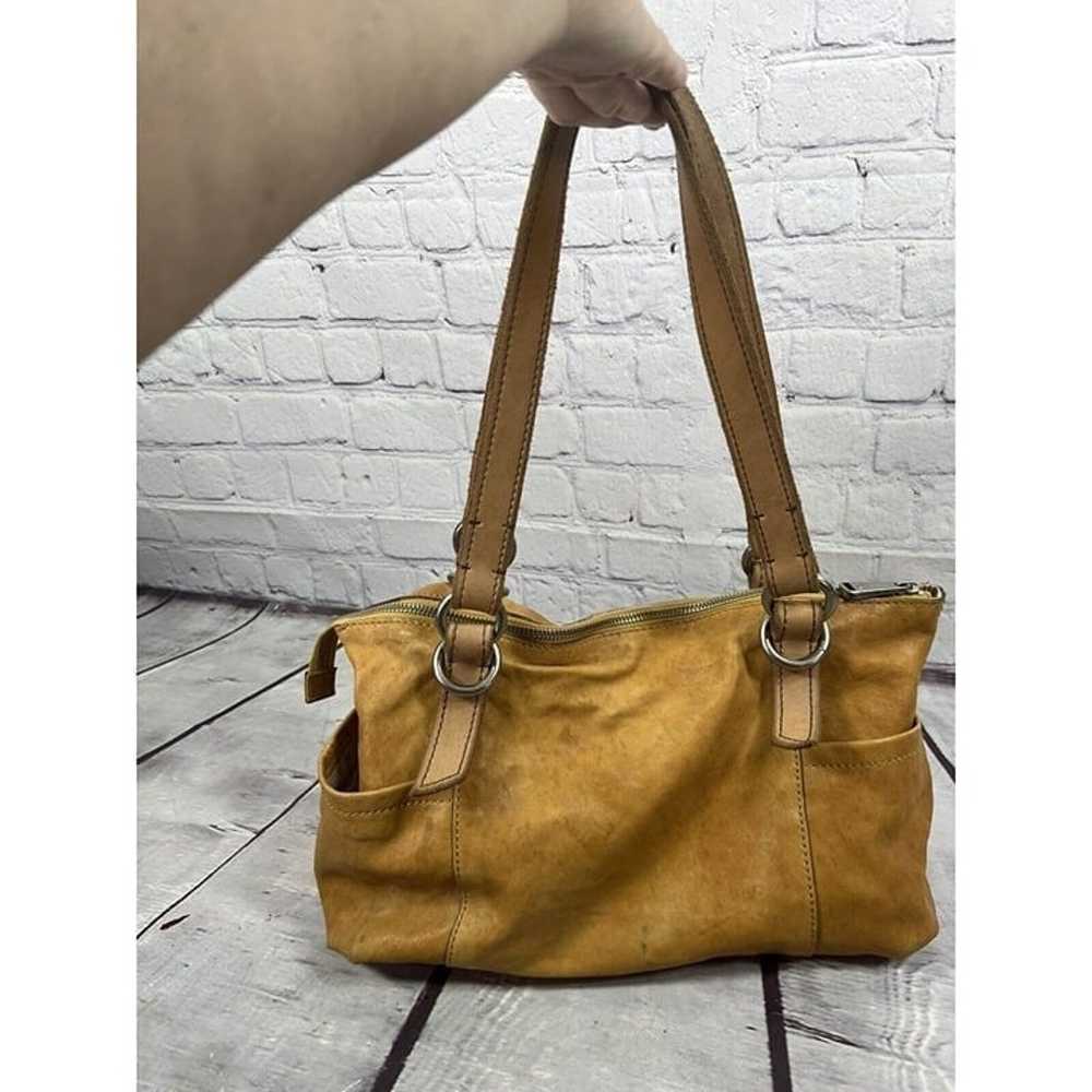 Fossil Vintage Jesse Shoulder Bag Light Brown Dis… - image 8