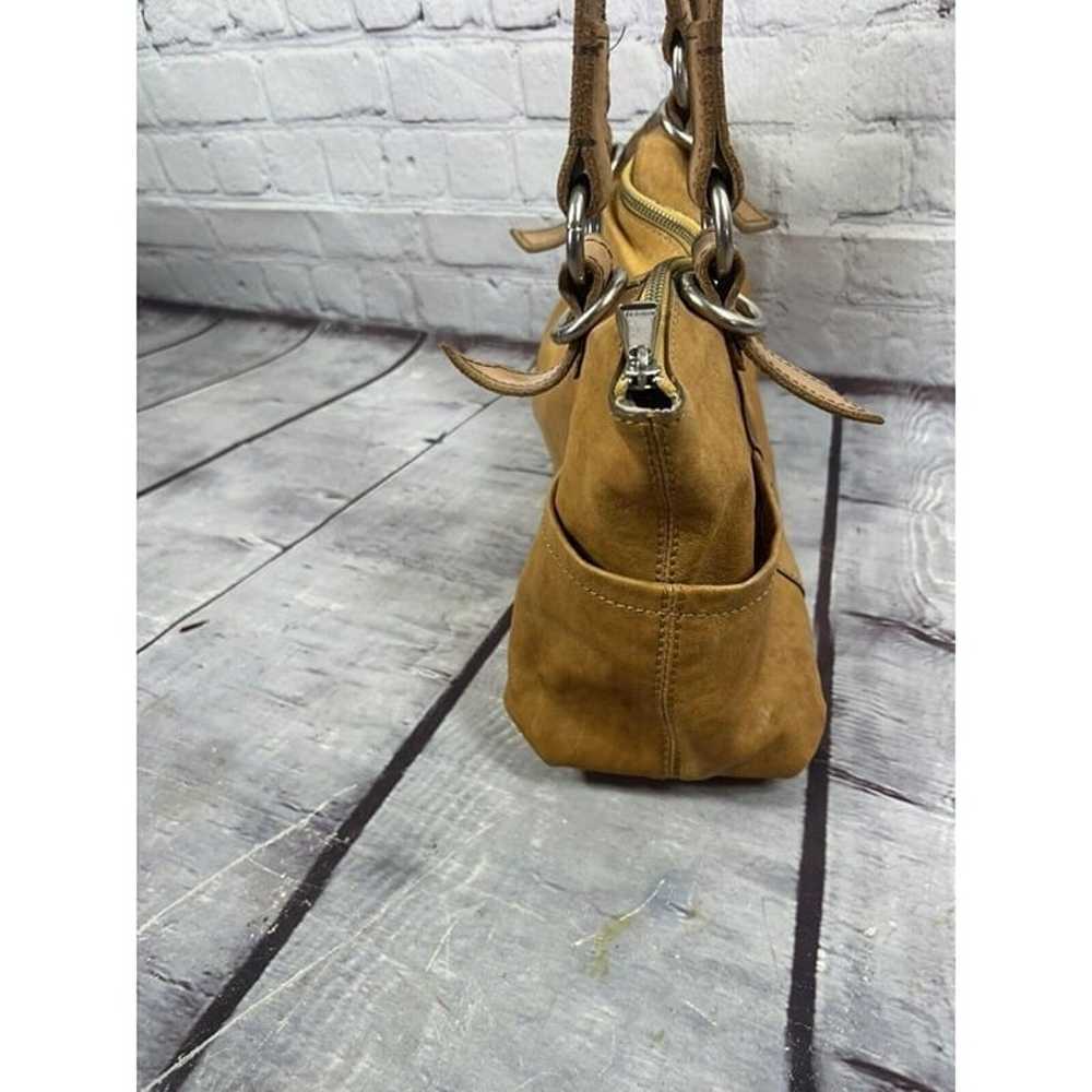 Fossil Vintage Jesse Shoulder Bag Light Brown Dis… - image 9