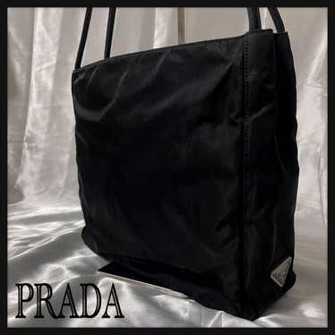 【Excellent Condition】PRADA Black Nylon Tote Bag w… - image 1